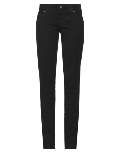 Shop Galliano Woman Jeans Black Size 33 Cotton, Elastane