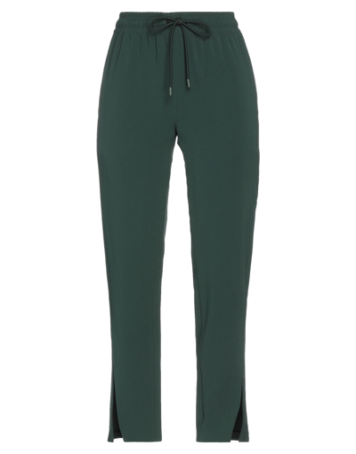 Shop Theory Woman Pants Dark Green Size 00 Triacetate, Polyacrylic