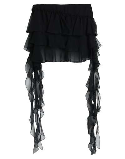 Shop Blumarine Mini Skirts In Black