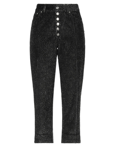 Shop Dondup Woman Pants Black Size 30 Viscose, Cotton, Polyamide, Polyester