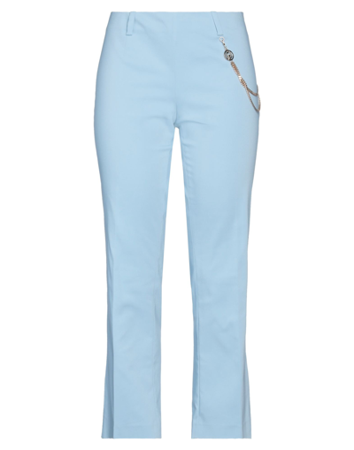 Shop Liu •jo Woman Pants Sky Blue Size 4 Cotton, Polyester, Elastane