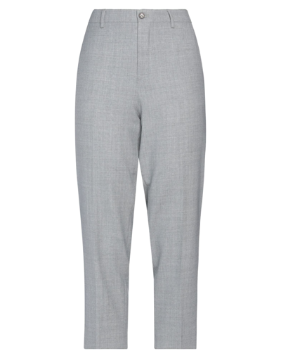 Shop Berwich Woman Pants Grey Size 6 Polyester, Virgin Wool, Elastane