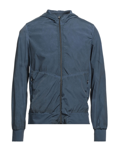 Shop Rrd Man Jacket Slate Blue Size 44 Polyamide, Elastane