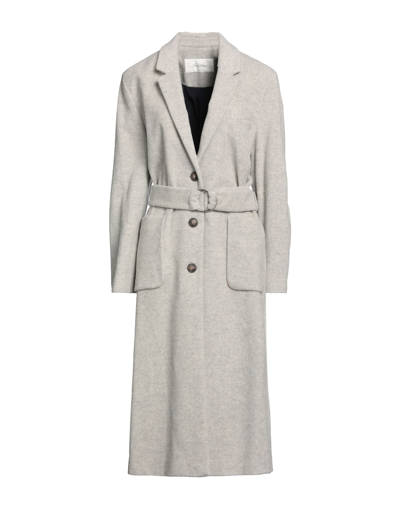 Shop American Vintage Coats In Light Grey