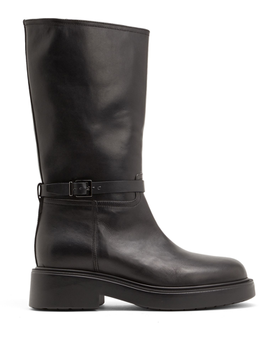 Shop Leonardo Principi Woman Boot Black Size 8 Calfskin