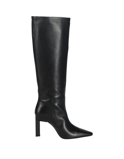 Shop Mychalom Woman Boot Black Size 7 Soft Leather