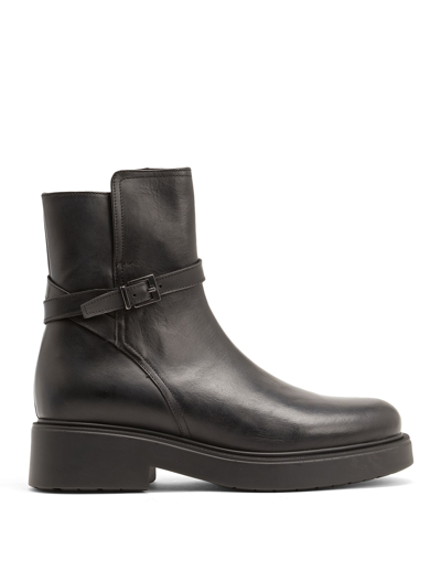 Shop Leonardo Principi Woman Ankle Boots Black Size 8 Calfskin
