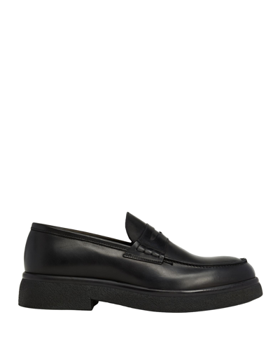 Shop 8 By Yoox Man Loafers Black Size 9 Calfskin