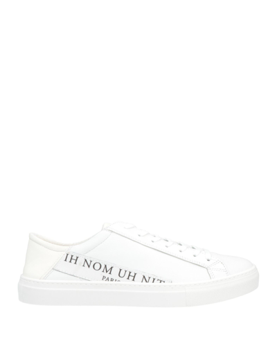 Shop Ih Nom Uh Nit Man Sneakers White Size 12 Soft Leather