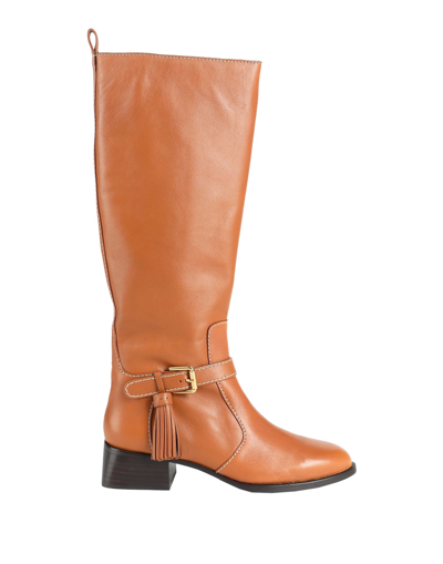Shop See By Chloé Woman Boot Tan Size 8 Calfskin In Brown