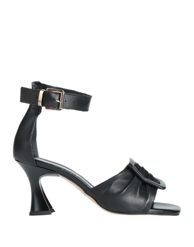 Shop Formentini Woman Sandals Black Size 7 Soft Leather