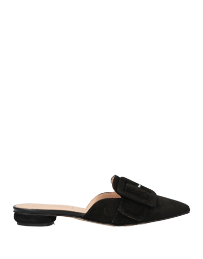 Formentini Woman Mules & Clogs Black Size 5 Leather In Black