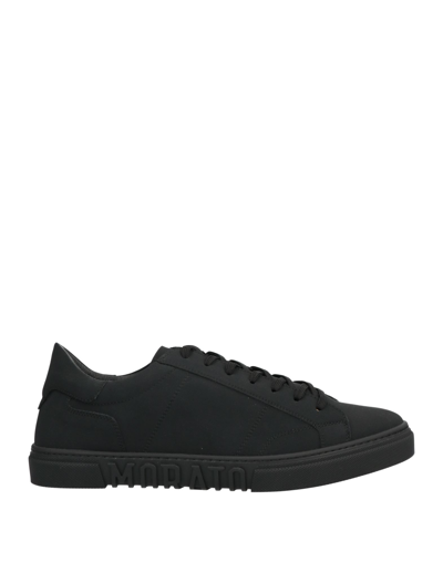 Shop Antony Morato Man Sneakers Black Size 6 Textile Fibers