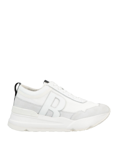 Shop Rucoline Woman Sneakers White Size 7 Soft Leather, Textile Fibers