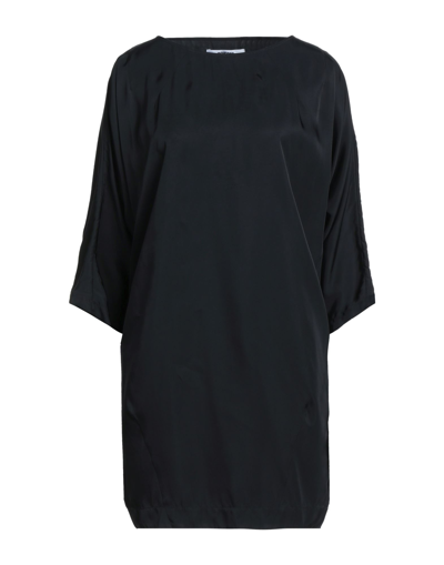 Shop Mauro Grifoni Grifoni Woman Mini Dress Black Size 4 Viscose