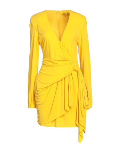 Shop Dundas Woman Mini Dress Yellow Size 4 Viscose