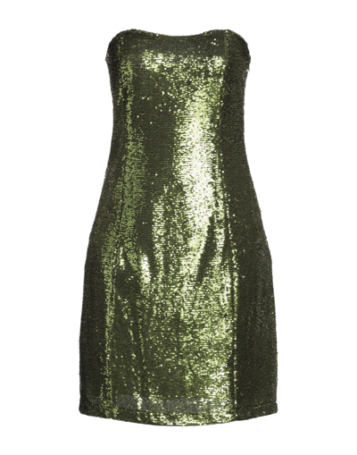 Kontatto Short Dresses In Green