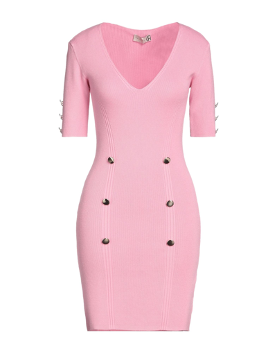 Shop Haveone Woman Short Dress Pink Size Onesize Viscose, Polyester