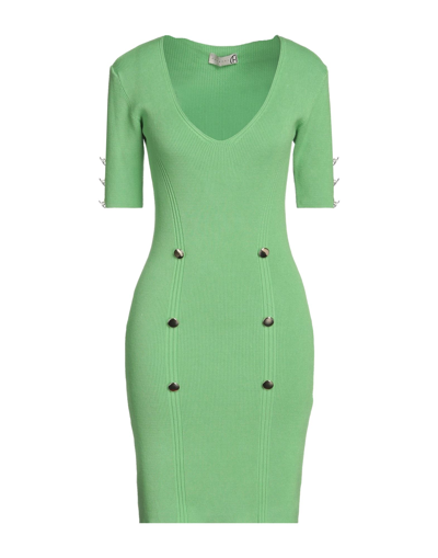 Shop Haveone Woman Mini Dress Light Green Size Onesize Viscose, Polyester