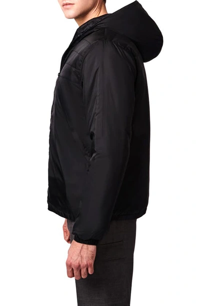 Shop Bernardo Reactor Performance Ecoplume™ Packable Hooded Jacket In Black