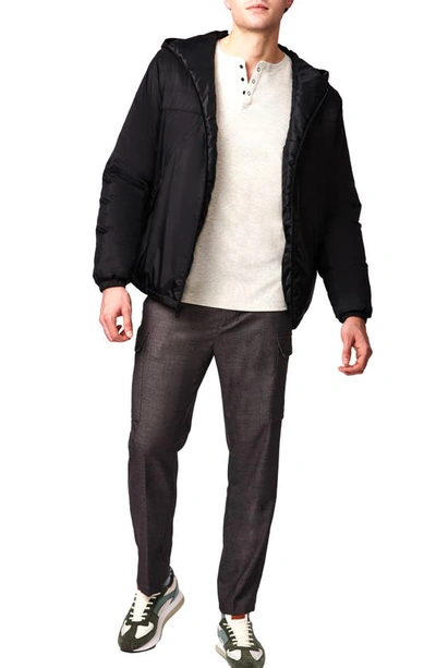 Shop Bernardo Reactor Performance Ecoplume™ Packable Hooded Jacket In Black