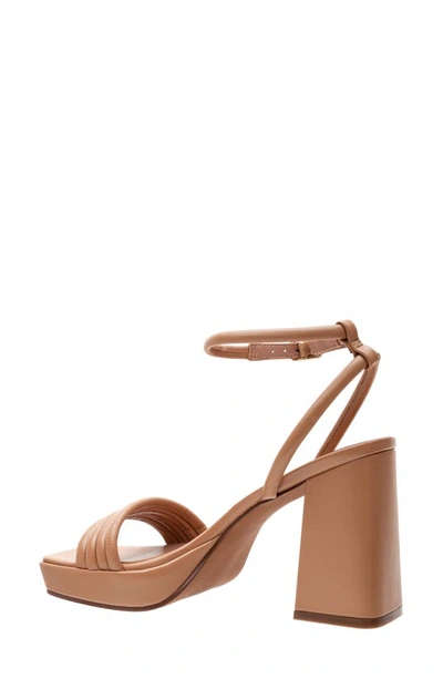 Linea Paolo Eve Ankle Strap Platform Sandal In Desert