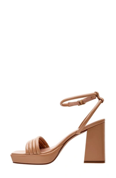 Linea Paolo Eve Ankle Strap Platform Sandal In Desert