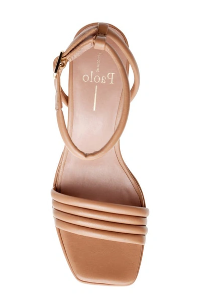 Linea Paolo Eve Ankle Strap Platform Sandal In Desert