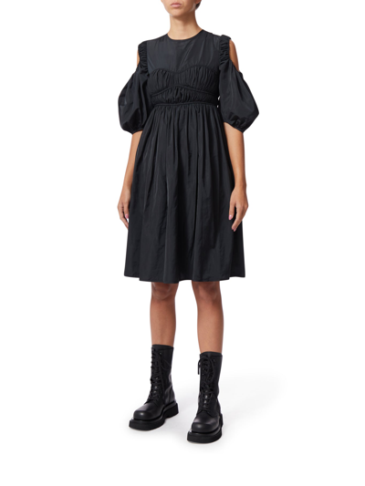 Shop Cecilie Bahnsen Daniella Dress In Black