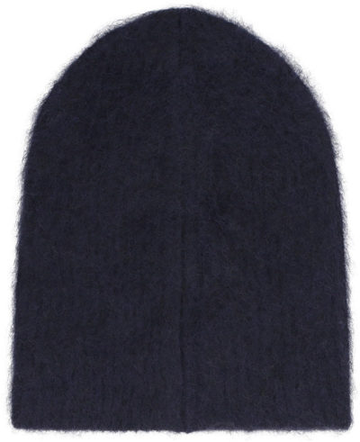 Shop Roberto Collina Knitted Hat In Blue