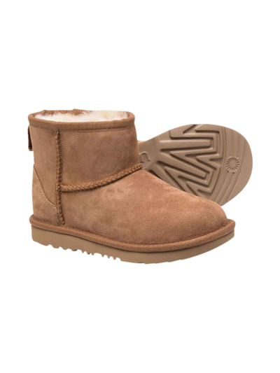 Shop Ugg Camel Boots Unisex In Cammello