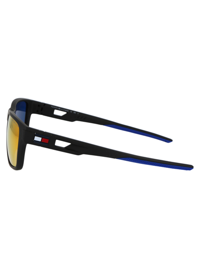 Shop Tommy Hilfiger Th 1952/s Sunglasses In 0vkpl Mtblk Blue