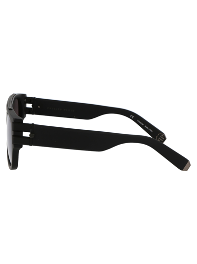 Shop Philipp Plein Plein Pure Pleasure Nyc Sunglasses In 703m Matte Black