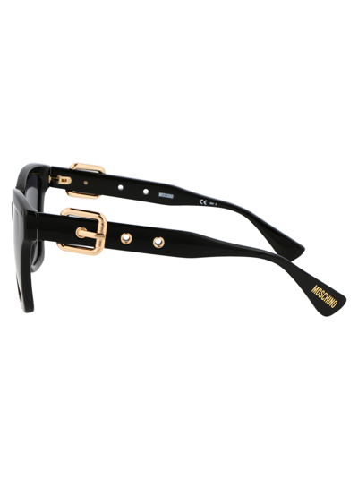Shop Moschino Eyewear Mos131/s Sunglasses In 807ir Black