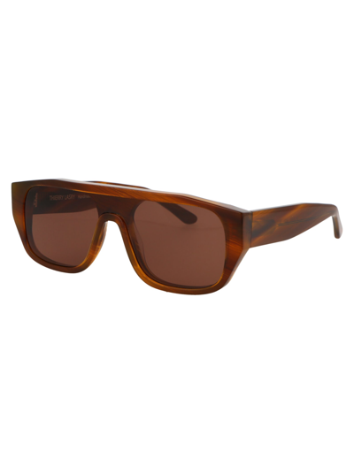 Shop Thierry Lasry Klassy Sunglasses In 821 Brown