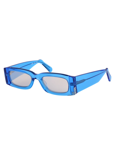 Shop Gcds Gd0020 Sunglasses In 90l Blue