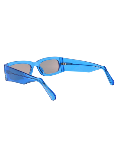 Shop Gcds Gd0020 Sunglasses In 90l Blue