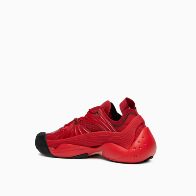 Lanvin Red Flash-x Sneakers In Lipstick