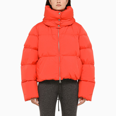 Shop Sportmax | Orange Quilted Nylon Padded Jacket
