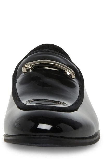 Shop Madden Patent Faux Leather Loafer In Black Patent