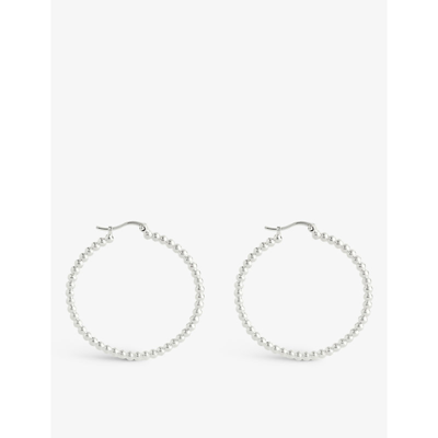 Shop Anna + Nina Women's Silverplated Solstice Sterling Silver Hoop Earrings