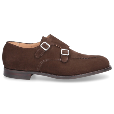 Shop Crockett & Jones Monk Shoes Whitby Brown