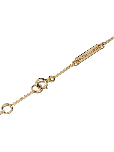 Delfina Delettrez 18kt White And Yellow Gold Two In One Diamond Necklace In Yellow Gold/white Gold