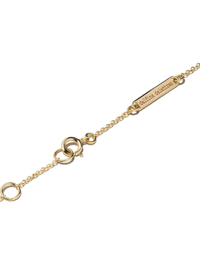 Shop Delfina Delettrez 18kt White And Yellow Gold Two In One Necklace In Yellow Gold/white Gold