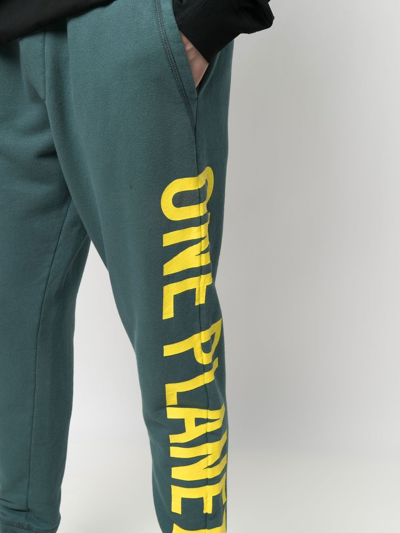 Dsquared2 Logo-print Cotton Track Pants In Green