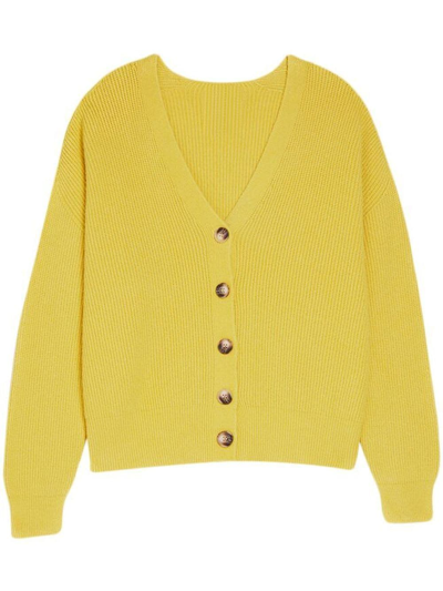 Apparis Chunky-knit Cardigan In Gelb | ModeSens