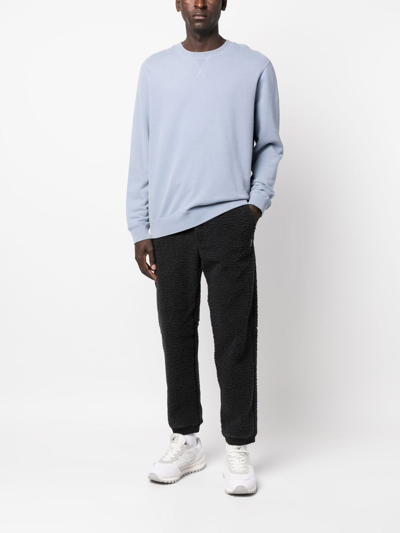 Parajumpers Logo-patch Fleece Sweatpants In Grau