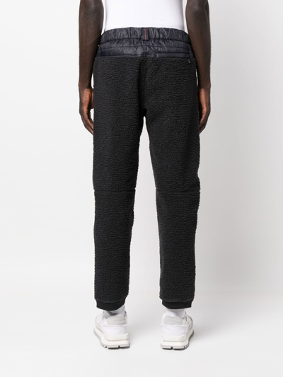 Parajumpers Logo-patch Fleece Sweatpants In Grau