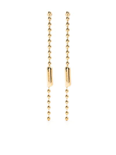 Shop Ambush Ball-chain Drop Earrings In Gold