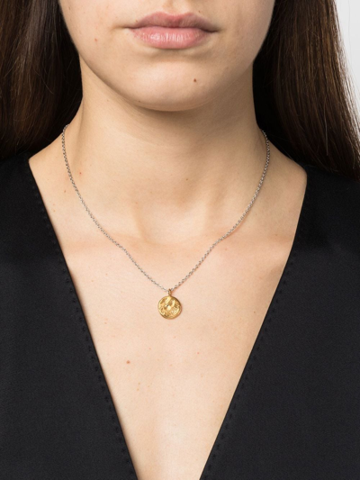 Shop Ambush Smiley Pendant Necklace In Gold